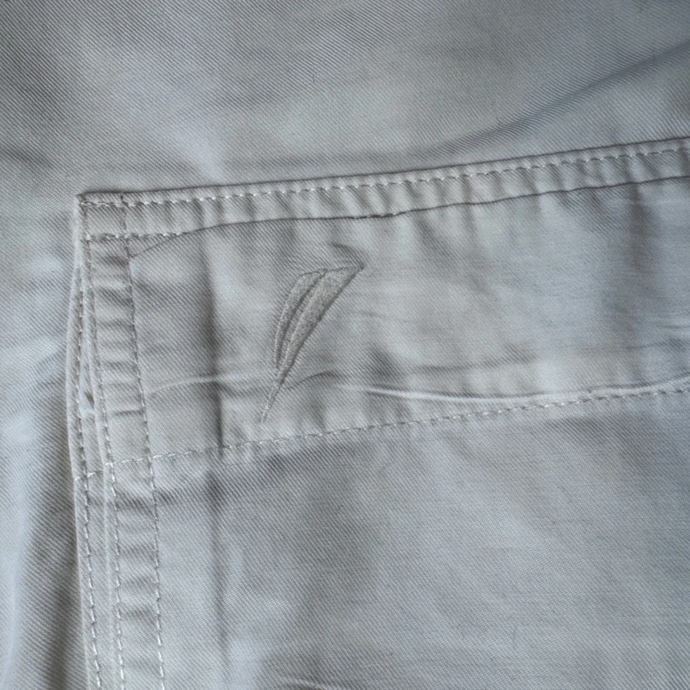 Nautica Clipper Relax Fit Shorts Mens 32W Off White Cotton Nylon Blend Cream